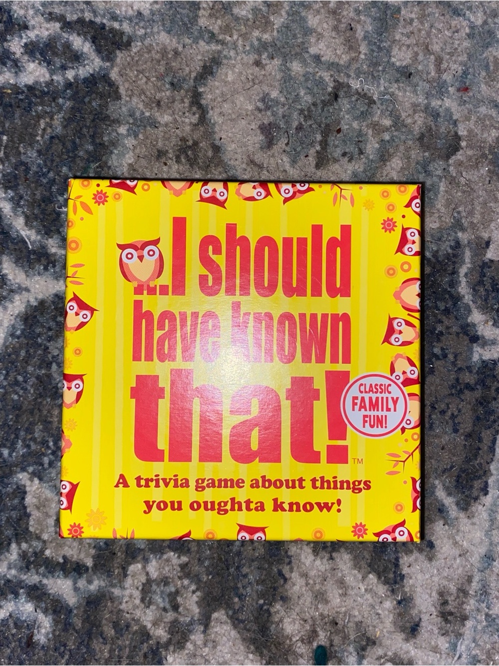I Should Have Known That! Trivia Game - Yellow